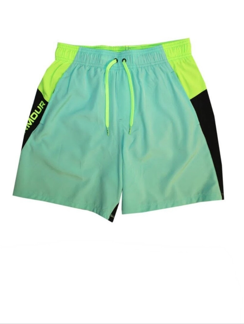Under Armour Men's Small Lined Color Block Volley Swim Trunks Shorts NWT